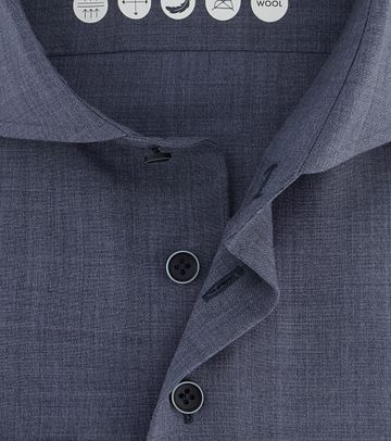 R2 Wolle Hemd Blau Product / Detail