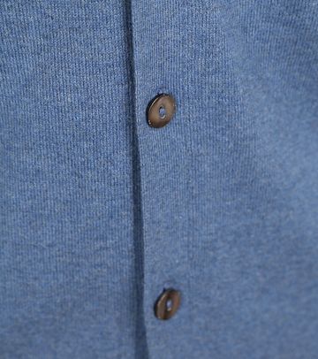 Steppin' Out Vest Cotton Cashmere Blauw Product / Detail