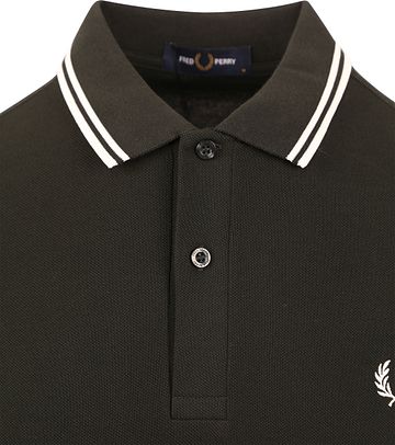 Fred Perry Longsleeve Polo Donkergroen T50 Product / Detail