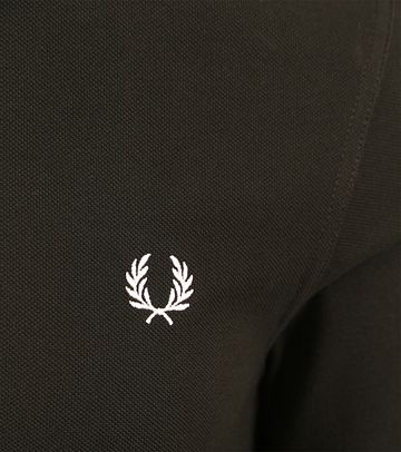 Fred Perry Longsleeve Polo Donkergroen T50 Product / Detail