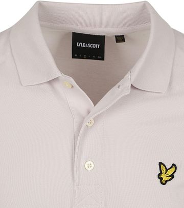 Lyle and Scott Polo Shirt Lilac Mist Product / Detail