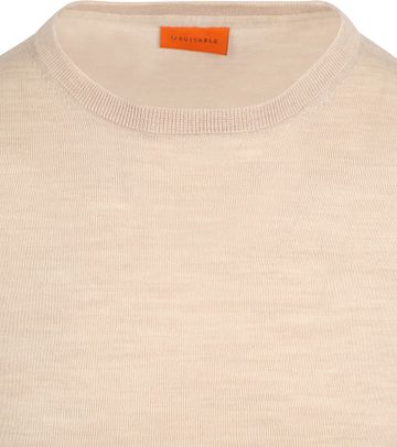 Suitable Merino Pullover Rundhals – Ecru Product / Detail