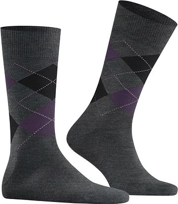 Burlington Edinburgh calcetines de lana gris 3183 Product