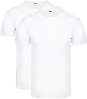 Levi's T-shirt Col Rond Blanc Lot de 2 Product