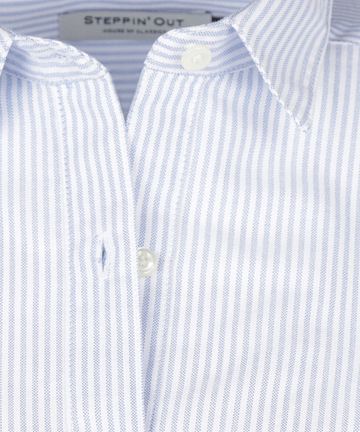Steppin' Out Bluse Lauren Striber Lyseblå Product / Detail