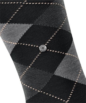 Calcetines Burlington Manchester de rombos en negro 3000 Product / Detail