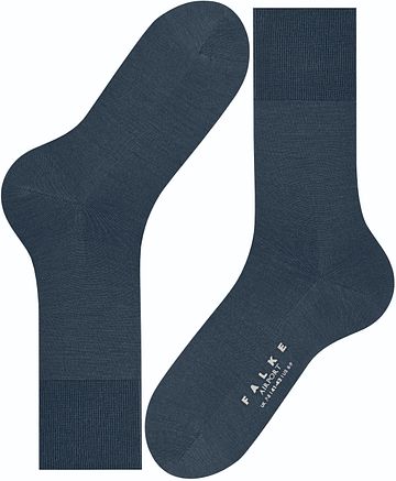 Calcetines Falke Airport de mezcla de lana 6688 azul marino oscuro Product / Detail