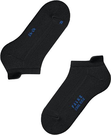 FALKE Cool Kick Skarpetki za kostkę Czarne Product