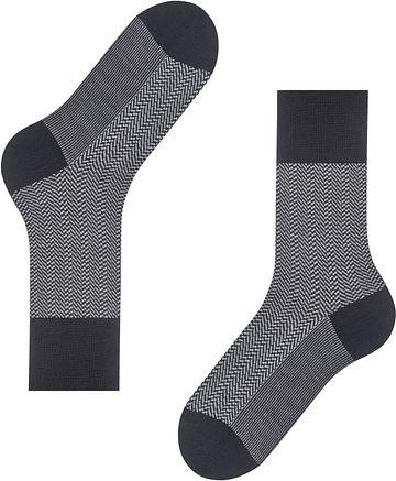 Falke Airport Herringstripe Calcetines Negro Product