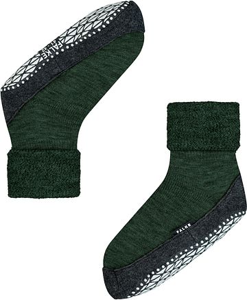 Kapcie Falke Cosyshoe w kolorze ciemnozielonym Product