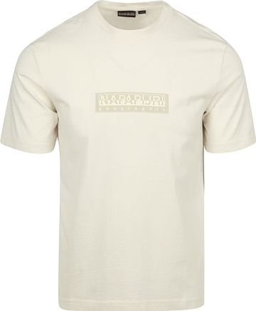 Napapijri T-skjorte Logo Råhvit Product