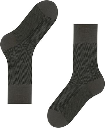 Falke Airport Herringstripe Calcetines Army Product