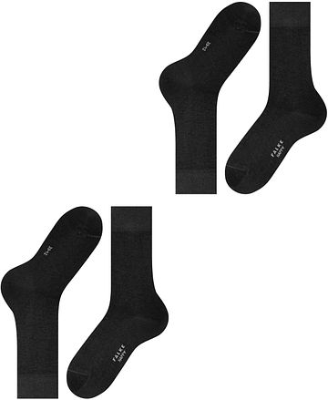 FALKE Happy Socks 2 Paia Nero Product / Detail