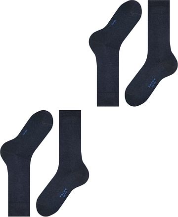 Falke 2-pack Happy Socks Navy