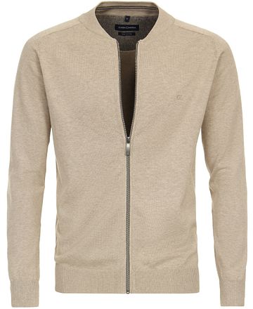 CASAMODA Vest Zip Beige