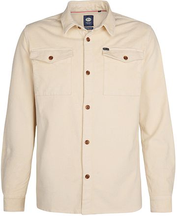 Petrol Skjorte i Corduroy Beige