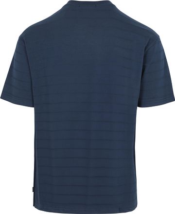 Scotch & Soda Struktureret T-shirt Marineblå Product / Achterkant