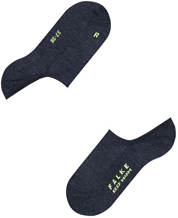 Calcetines sneaker Falke Keep Warm en azul marino Product