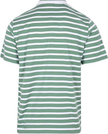 Armor-Lux T-Shirt Hèritage Stripes Green Product / Achterkant