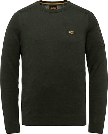PME Legend Buckley Sweater Olive Green Product