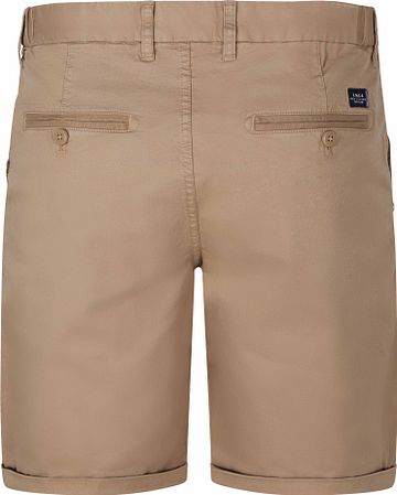 NZA Shorts Twill Stretch Dune Beige Product / Achterkant