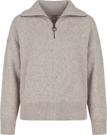 Barbour Damessweater Halfzip Lavensdale Natur Product