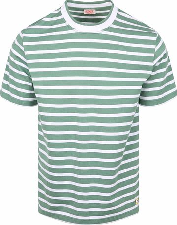 Armor-Lux T-Shirt Hèritage Stripes Green Product