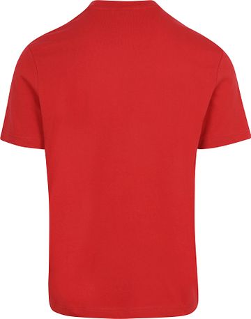Napapijri T-shirt Logo Röd Product / Achterkant