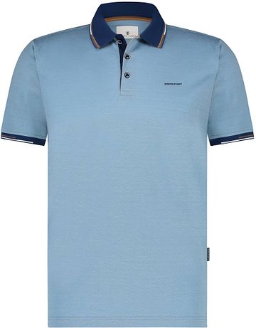 State Of Art Pique Polo Shirt Light Blue Product