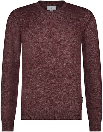 State Of Art Sweater V-Neck Melange Burgundy Product