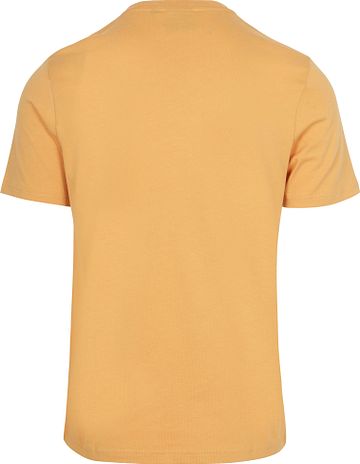 Lyle and Scott T-shirt Honeycomb Oranje Product / Achterkant