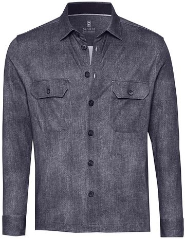 Desoto Surchemise Denim Spark Marine Product