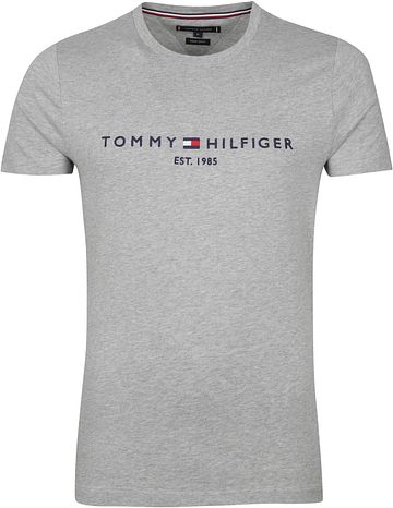 Tommy Hilfiger Logo T Shirt Grey Product