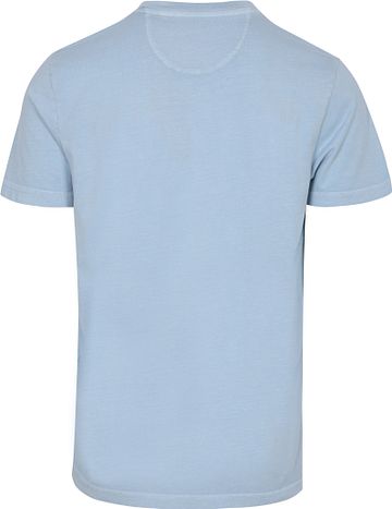 NZA T-Shirt Faded Logo Himmelblau Product / Achterkant