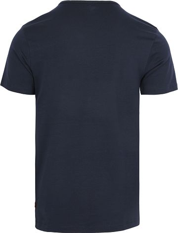 Levi's T-Shirt Solid Crew Navy Grey 2-Pack Product / Achterkant