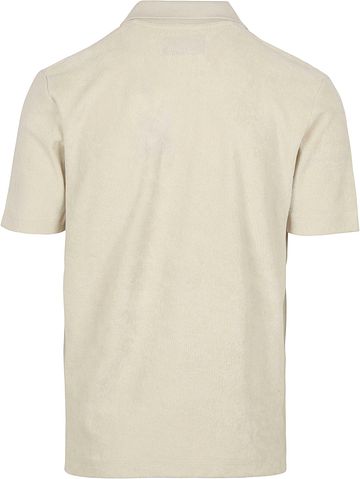 Marc O'Polo Poloshirt Riva Terry Cloth Ecru Product / Achterkant