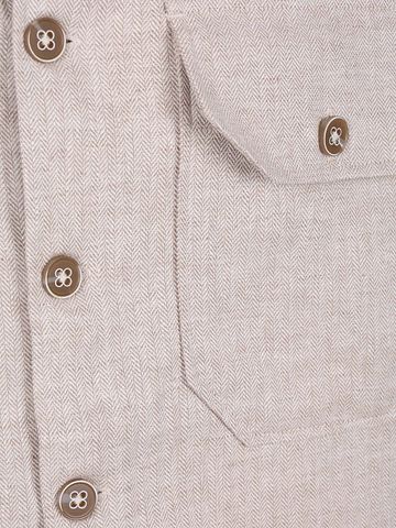 R2 Overshirt Linen Cotton Beige Product / Detail