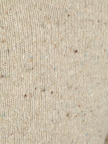 Suitable Rollneck Pullover Donnegal Tweed Eco Wool Beige Product / Detail