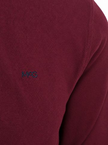 McGregor Longsleeve Classic Polo Burgundy Product / Detail