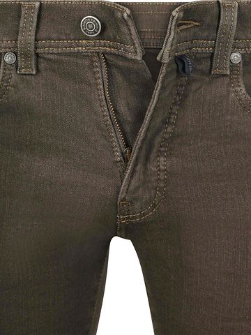Pierre Cardin Bukser Lyon Tapered Raw Brun Product / Detail