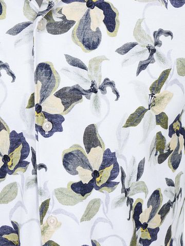 Desoto Short Sleeve Shirt Festival White Green Product / Detail