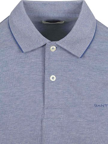 Gant Polo Piqué 2-Tone Bleu Product / Detail