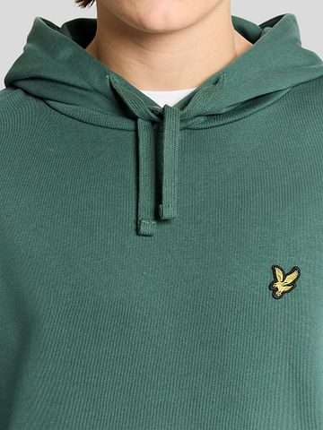 Lyle and Scott Hoodie Everglade Grün Model / Detail