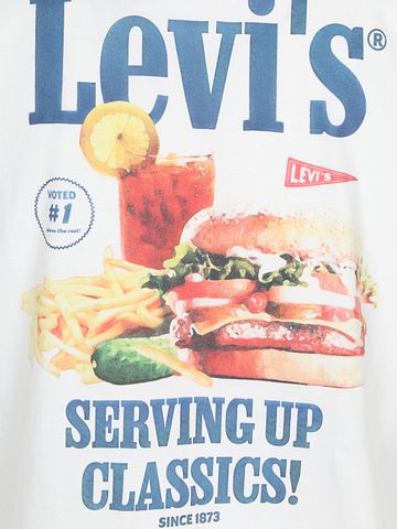 Levi Tee Coupe Relax White Product / Detail