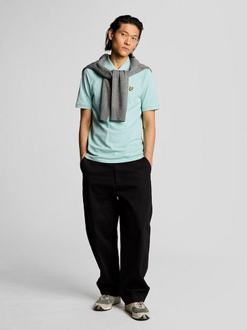 Lyle and Scott Polo Shirt Future Light Blue Model / Voorkant