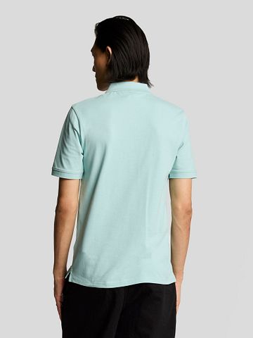 Lyle and Scott Polo Shirt Future Light Blue Model / Achterkant
