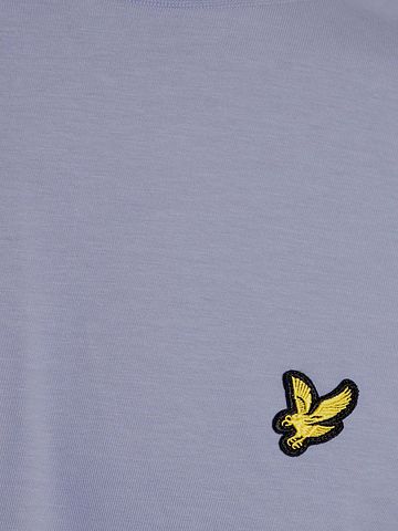 Lyle and Scott T-shirt Bubble Blå Model / Detail