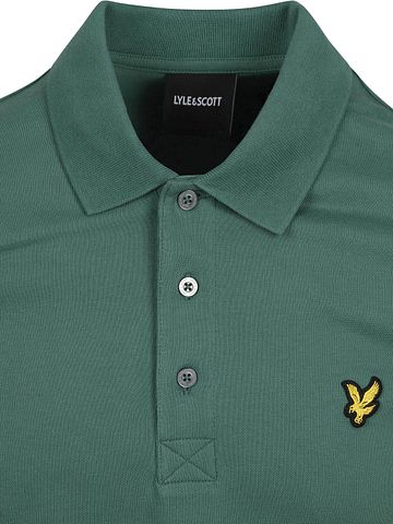 Lyle & Scott Polo Piqué – Evergreen Grønn Product / Detail