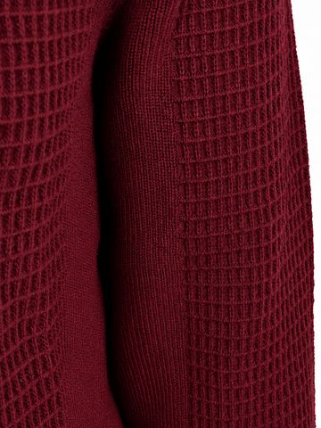 McGregor Pull à demi-zip Polo Knitted Structure Burgundy