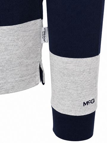 McGregor Rugbyshirt Rand Marinblå Grå Product / Detail